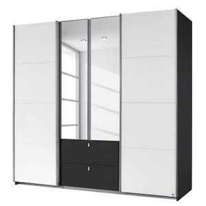 Combikast Kombino Wit / Grijs-metallic - Breedte: 226 cm