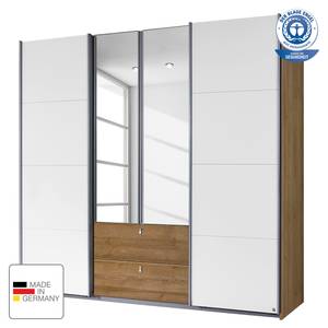 Combikast Kombino Wit/Riviera eikenhouten look - Breedte: 226 cm