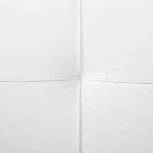 Polsterbett Taha Kunstleder Kunstleder - Weiß - 140 x 200cm