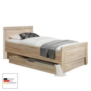 Komfortbett I Meran Eiche Sägerau Dekor - 100 x 190cm - 1 Bettkasten