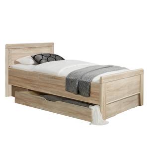 Komfortbett I Meran Eiche Sägerau Dekor - 120 x 200cm - 1 Bettkasten