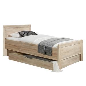 Komfortbett I Meran Eiche Sägerau Dekor - 120 x 210cm - 1 Bettkasten