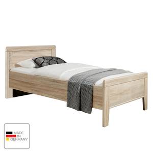 Komfortbett I Meran Eiche Sägerau Dekor - 90 x 200cm - Kein Bettkasten