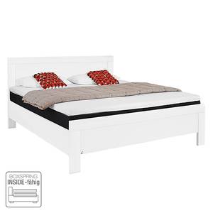 Lit confort Utrecht II tête de lit basse Blanc alpin - 180 x 200cm