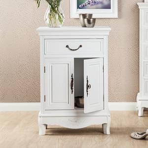 Commode Belleville met 1 lade en 2 deuren wit