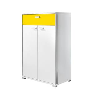 Commode Bolton I Blanc / Jaune soleil