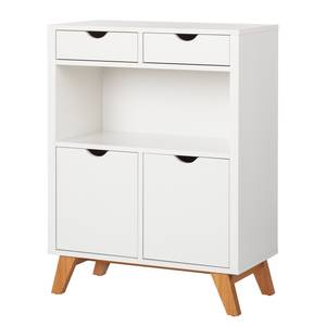 Commode Brekille I Blanc / Chêne