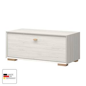 Commode Calvi II Imitation pin blanc / Imitation chêne de Navarra - Angulaire