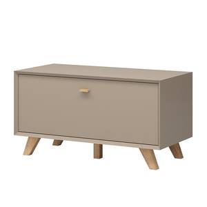 Commode Calvi II Gris minéral / Imitation chêne de Navarra - Conique