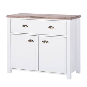 Commode Chateau III wit/San Remo eikenhouten look