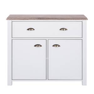 Commode Chateau III wit/San Remo eikenhouten look