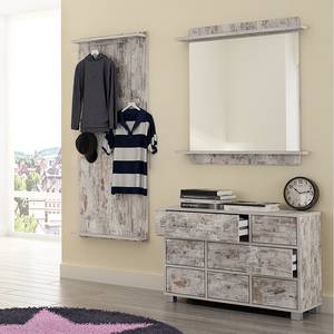 Commode Danu I antiek eikenhouten look - Antiek eikenhouten look