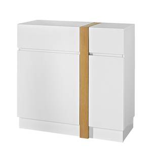 Commode Corredor Blanc mat / Chêne