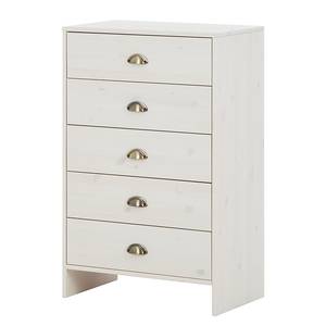 Commode Enrik Pin massif - Blanc