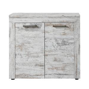 Commode Gola II witte grenenhouten look - geveegd