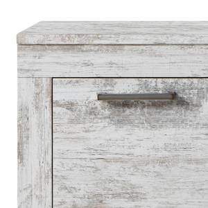 Commode Gola II witte grenenhouten look - geveegd