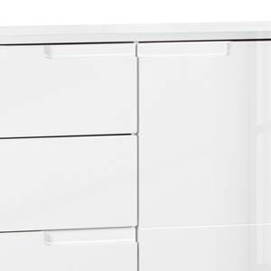 Commode Larado VII Blanc brillant / Blanc