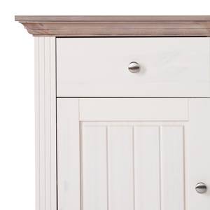 Buffet Lyngby III Pin massif - Pin blanc / Pin marron - Epicéa