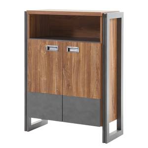 Kast Marton II Stirling eikenhouten look/licht antracietkleurig