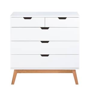 Commode Meidling II Imitation chêne / Blanc