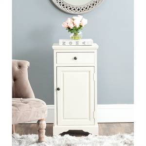 Commode Mila massief grenenhout wit