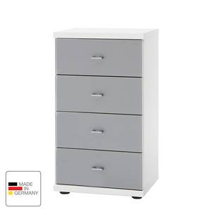 Commode Miro Blanc alpin / Argenté