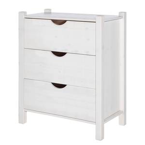 Commode Paulina Pin massif - Blanc