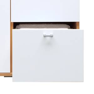 Credenza Rio Art III Effetto faggio/Bianco lucido