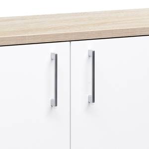 Credenza Rio Art III Effetto quercia/Bianco lucido