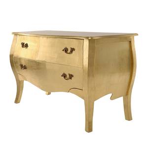 Kommode Romantic Gold Leaf Big Gold - Holzart/Dekor - Holz teilmassiv - 121 x 75 x 56 cm