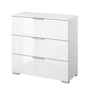 Commode SKØP II Blanc alpin / Blanc brillant - Aluminium