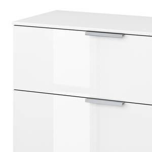 Commode SKØP II Blanc alpin / Blanc brillant - Aluminium