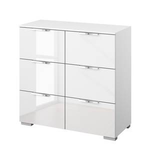 Commode SKØP IV Blanc alpin / Blanc brillant - Chrome