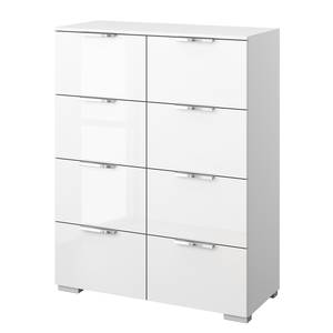 Commode SKØP IX Blanc alpin / Blanc brillant - Chrome