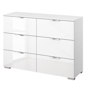 Commode SKØP V Blanc alpin / Blanc brillant - Chrome