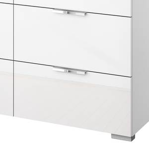 Commode SKØP V Blanc alpin / Blanc brillant - Chrome