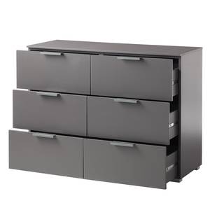 Commode SKØP V Graphite - Argenté