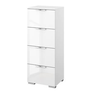 Commode SKØP VI Blanc alpin / Blanc brillant - Chrome