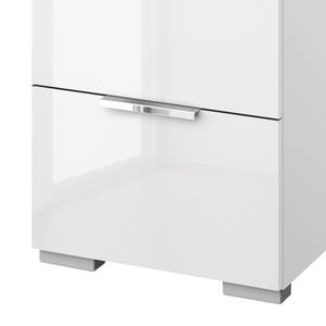 Commode SKØP VI Blanc alpin / Blanc brillant - Chrome