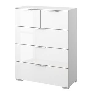 Commode SKØP VIII Blanc alpin / Blanc brillant - Chrome