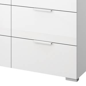 Commode SKØP X Blanc alpin / Blanc brillant - Aluminium