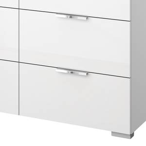 Commode SKØP X Blanc alpin / Blanc brillant - Chrome