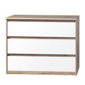 Commode Soft Smart I eikenhouten Sanremo look/wit