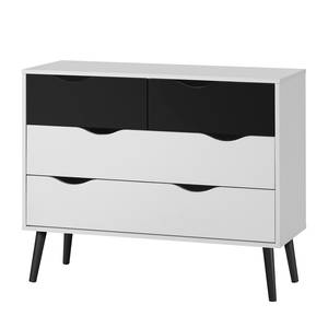 Commode Sunndal Noir / Blanc