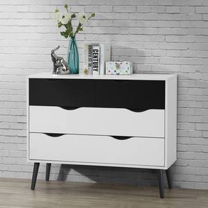 Commode Sunndal Noir / Blanc