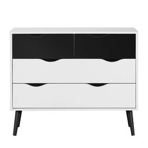 Commode Sunndal Noir / Blanc