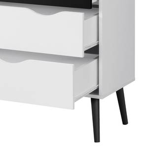 Commode Sunndal Noir / Blanc