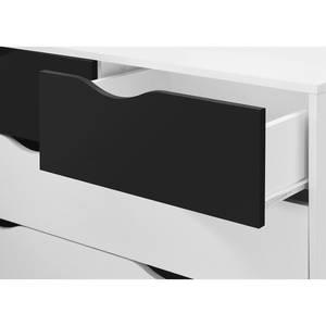 Commode Sunndal Noir / Blanc