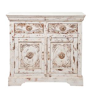 Commode Taberna 2 portes, 2 tiroirs - Blanc