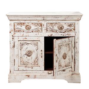 Commode Taberna 2 portes, 2 tiroirs - Blanc